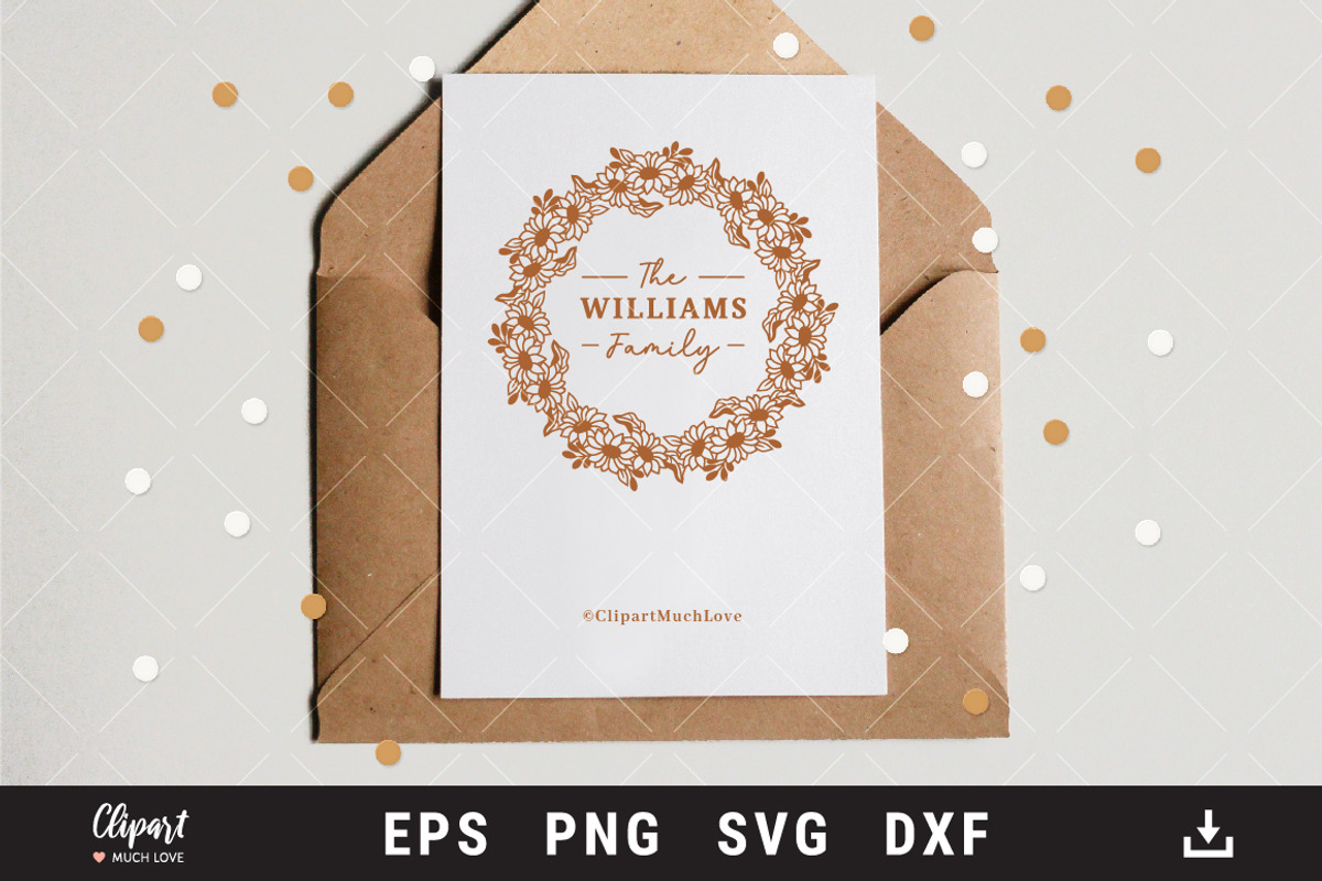 Sunflower wreath border & corner SVG, an Object Graphic by ClipartMuchLove (Photo 5 of 8)