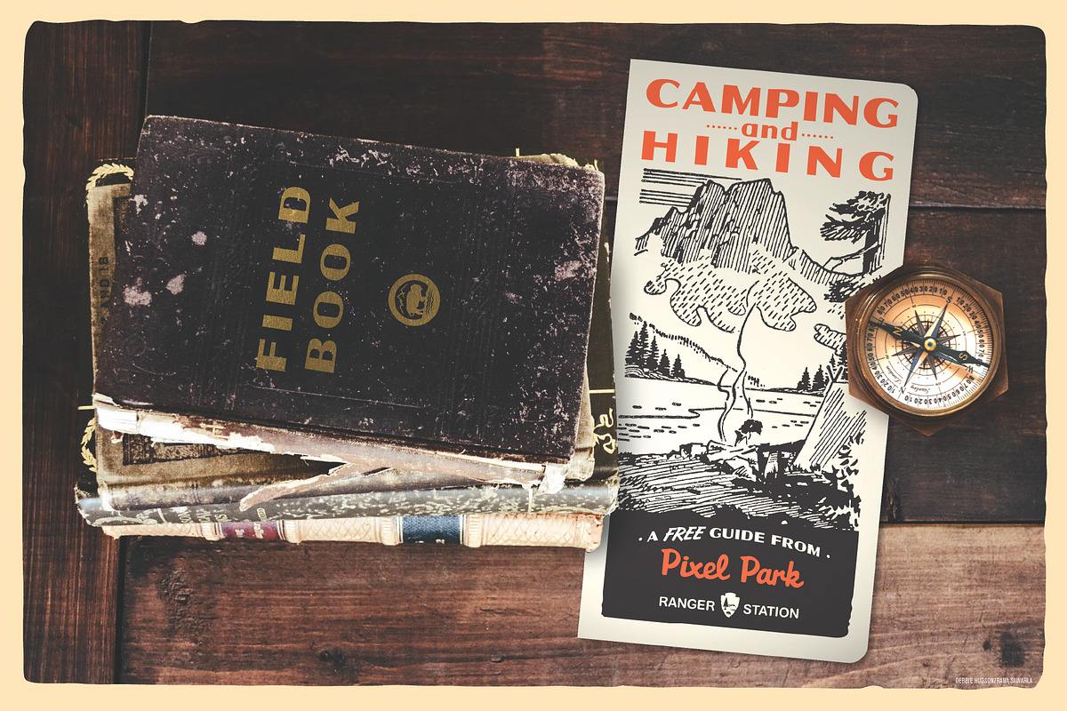Parkland Type Pack | Retro Outdoors!, a Script Font by StudioWorks (Photo 9 of 11)