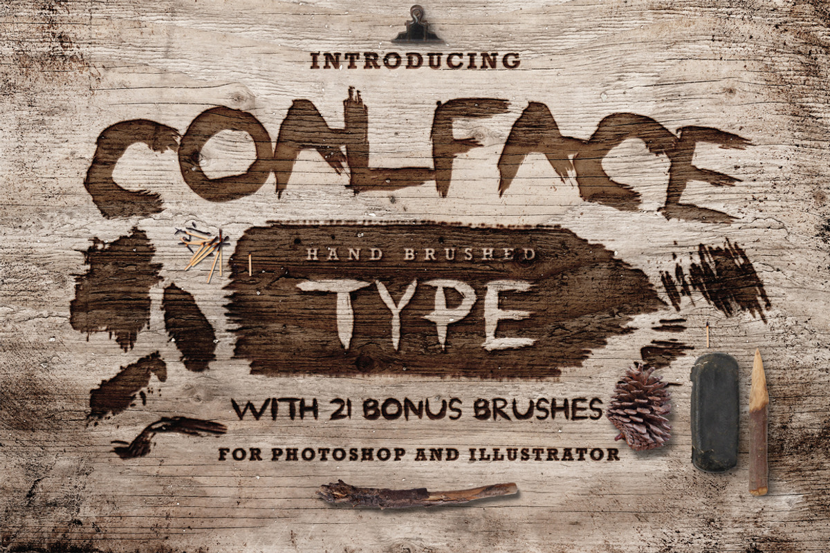 Coalface Font + Gold & Silver Styles preview 4