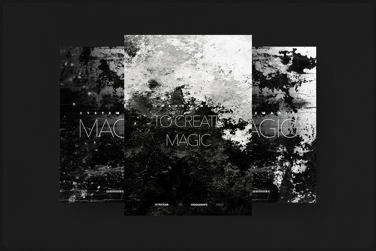 Grunge Black&White Textures, a Texture Graphic by Milka (Photo 3 of 11)