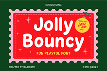 Jolly Bouncy Fun Playful Font