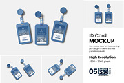 ID Card Mockup, a Product Mockup by bimockup (Thumbnail 1 of 6)