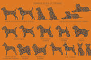 Terrier dogs Silhouettes, an Animal Illustration by pet design shop (Thumbnail 4 of 13)