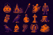 Halloween Vintage Engraving Vol.03, an Object Illustration by Alara Studio (Thumbnail 6 of 7)