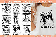 Sassy Animal Quotes Funny SVG Bundle, a Graphic by Freeling Design House (Thumbnail 1 of 4)