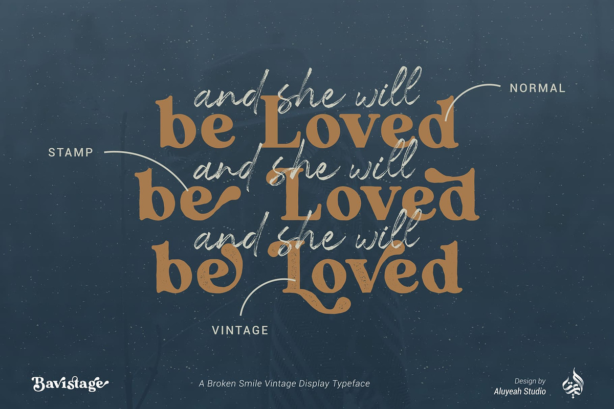 Bavistage, a Serif Font by Aluyeah Studio (Photo 2 of 15)