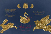 Gold Foil Objects & Frames, an Object Graphic by Purple (Thumbnail 4 of 9)