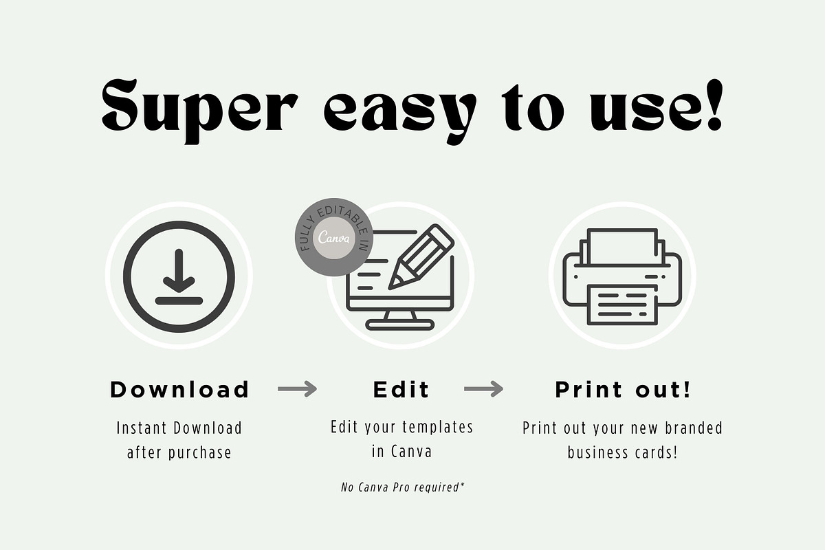 Monochrome Business Card Templates preview 3