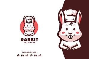 Rabbit Chef Mascot Logo, a Design Template by artchiles_design