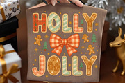 Holly Jolly Christmas Png, a Seasonal Illustration by Rose Art (Thumbnail 3 of 5)