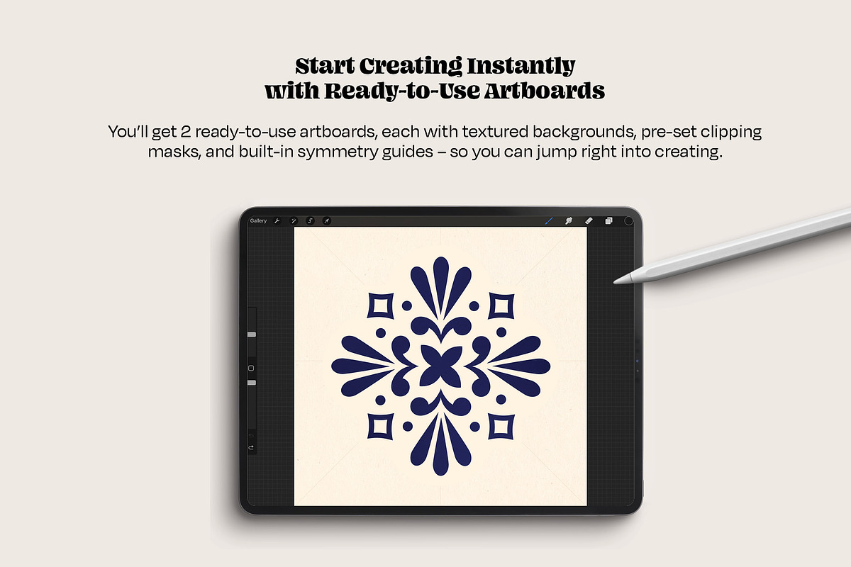 Ornament Creator - Procreate Toolkit, a Brush Add-On by Pencil Twist (Photo 6 of 10)