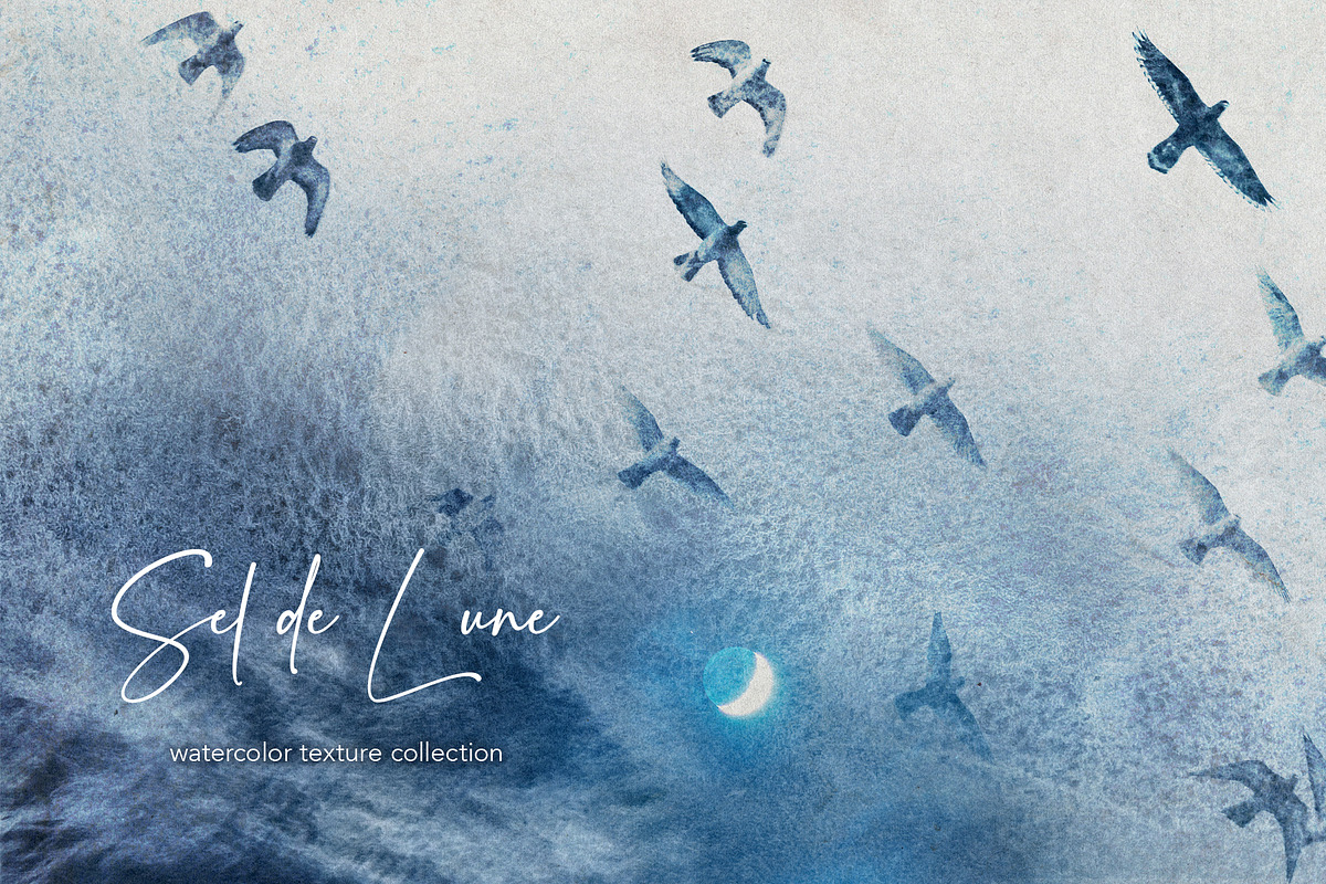 Sel de Lune · 42 Watercolor Textures, a Texture Graphic by alonahaidash (Photo 1 of 12)