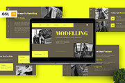Modelling - Fashion Google Slide, a Presentation Template by Deepslide Studio (Thumbnail 1 of 6)