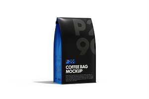 Coffee Pouch Bag Mockup