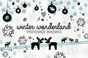 Winter Wonderland photoshop brushes, a Brush Add-On by Studio-Charlie (Thumbnail 1 of 4)