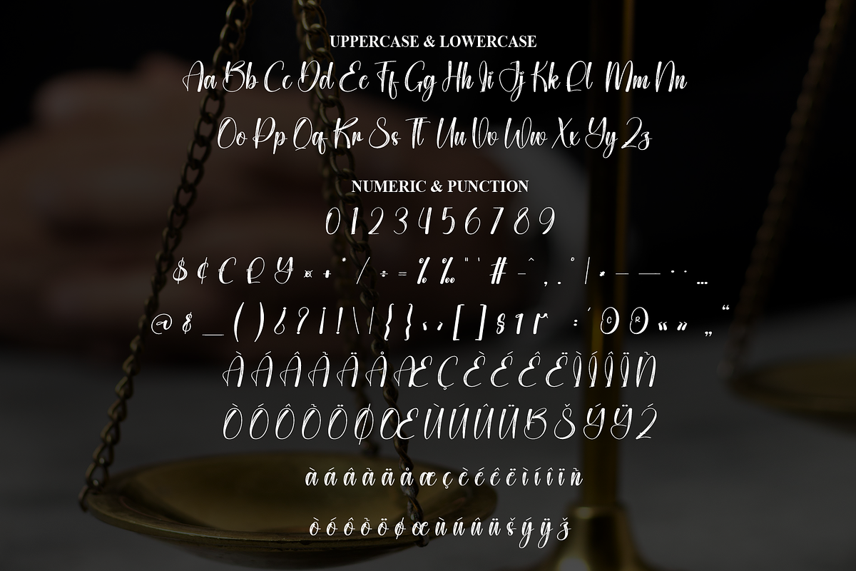 Justify | Script Font, a Handwritten Font by Scratchones