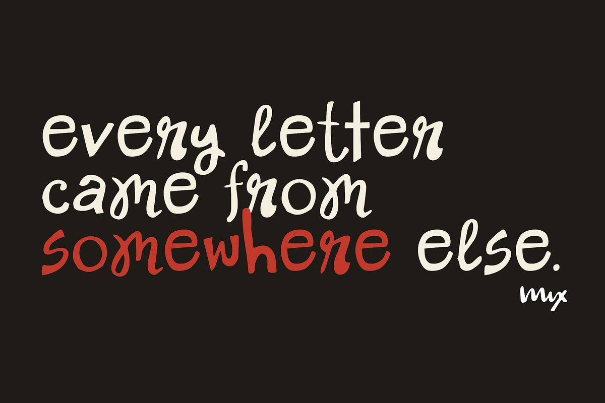 Mix Accomplice - A Ransom Note Duo, a Handwritten Font by Mix Fonts (Photo 2 of 13)