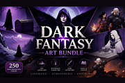 Dark Fantasy Worldbuilding Bundle, a Person Illustration by Premium Digital Templates (Thumbnail 1 of 3)