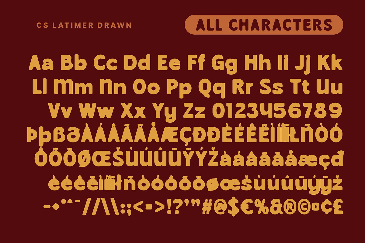 CS Latimer Drawn, a Sans Serif Font by Craft Supply Co. (Photo 8 of 8)
