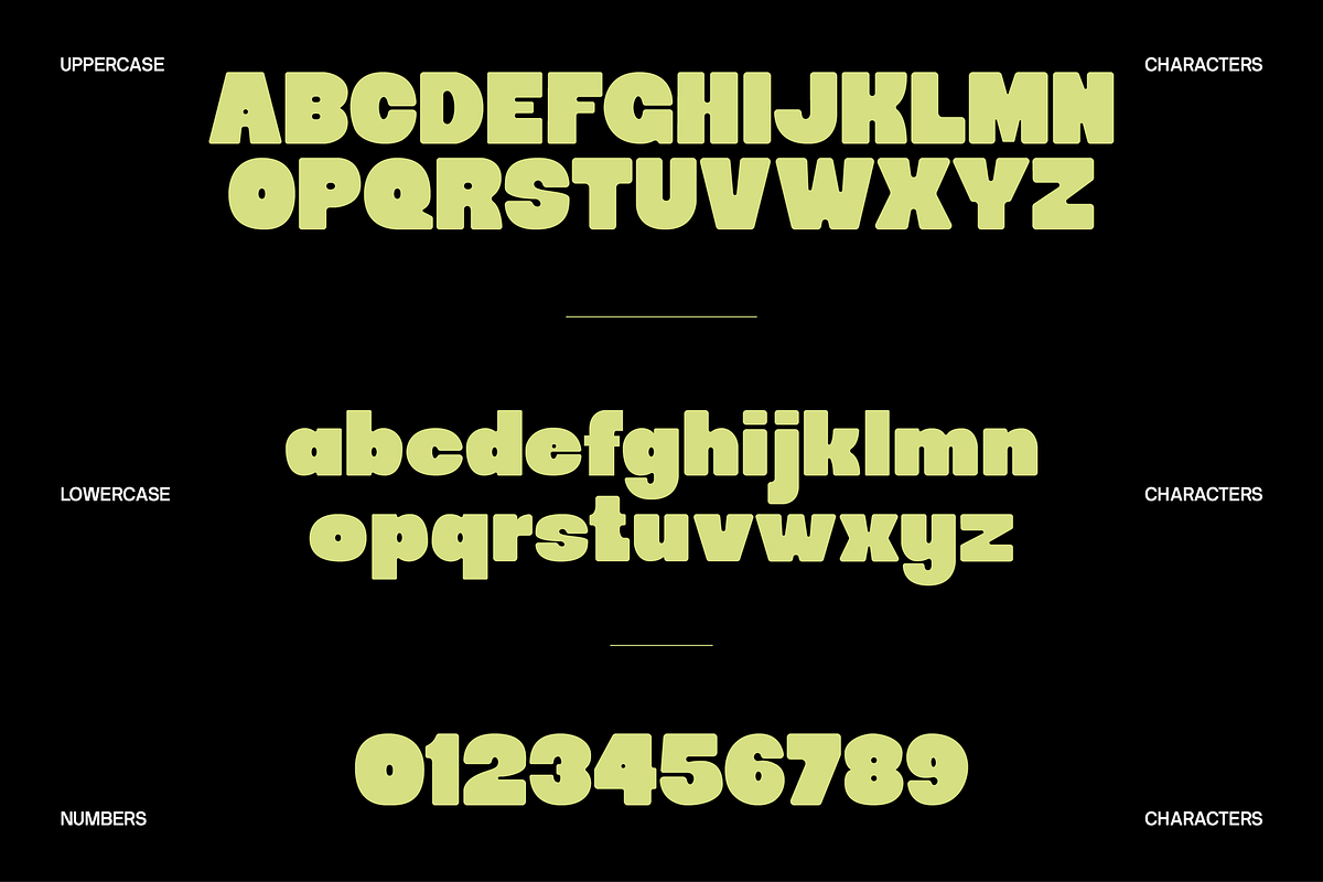 Turn Burn Font | Bold Retro Display, a Sans Serif Font by Koplexs Studio (Photo 7 of 10)