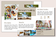 Modern Resort Valley Bi-Fold Brochu, a Brochure Template by Daily Creative (Thumbnail 1 of 5)