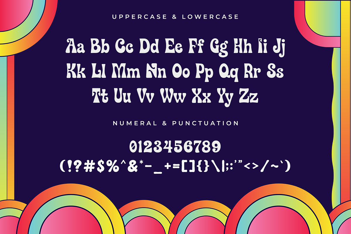 Euphoria–Modern Psychedelic Display, a Handwritten Font by overlaytemplates (Photo 5 of 5)