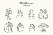 La Dolce Vita Hand-Draw Collection, an Object Illustration by NatalieArtShop (Thumbnail 8 of 14)