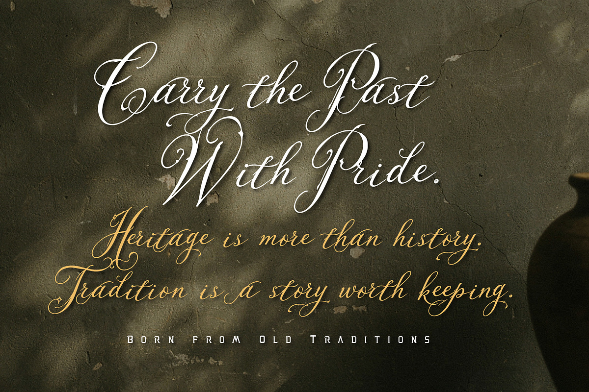 RemakBricka - Rustic Vintage Script, a Script Font by HypeWorksCo (Photo 14 of 16)