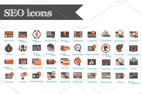 Seo Icons Set