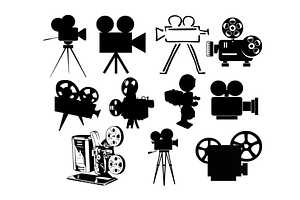 Movie Projector SVG, Cinema SVG, a Technology Illustration by Awieee1