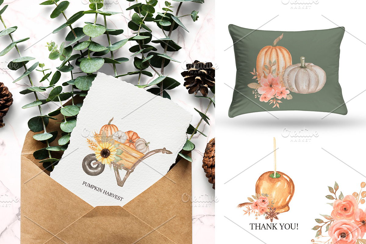 Watercolor Autumn Aesthetic, a Decorative Illustration by MayaNavits (Photo 14 of 14)