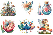 Fairytale Fairy Clipart, an Illustration by DreamArtGraphic (Thumbnail 3 of 5)