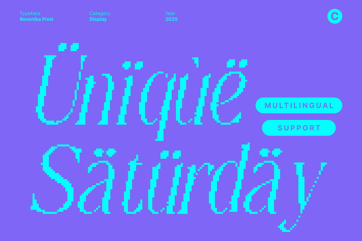 Revenika Pixel, a Sans Serif Font by Craft Supply Co. (Photo 6 of 8)