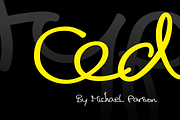Cedi, a Script Font by Typogama (Thumbnail 1 of 10)