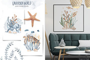 Undersea world Watercolor Part II, an Animal Illustration by Marina Ermakova (Thumbnail 8 of 13)