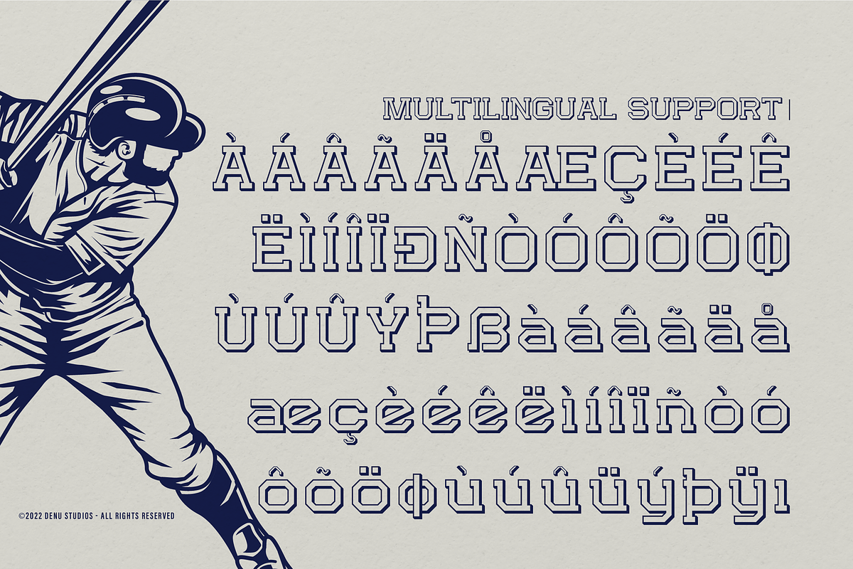 Absolute Glory Champ | Sport Varsity, a Slab Serif Font by Denustudios (Photo 12 of 12)