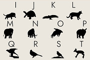 Animals Silhouette Dingbats Font, a Symbol Font by Minimalartstudio (Thumbnail 2 of 8)