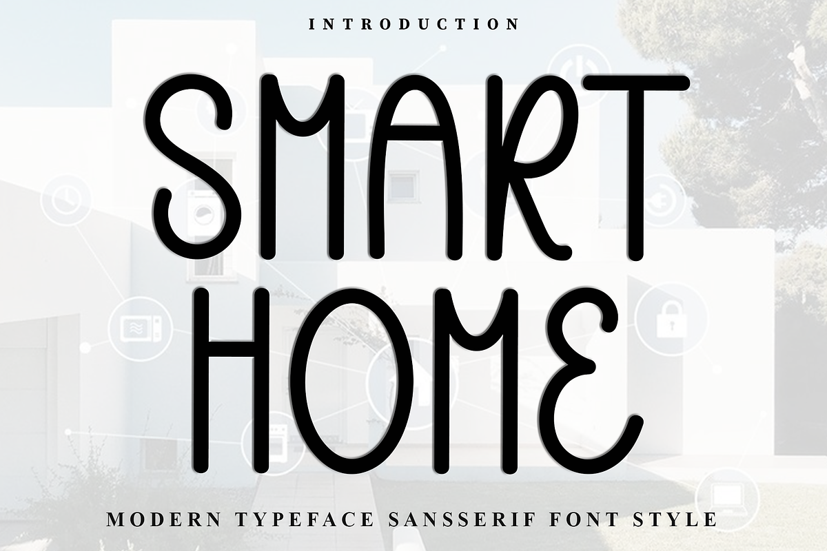 Smart Home, a Sans Serif Font by InermediaSTUDIO (Photo 1 of 8)