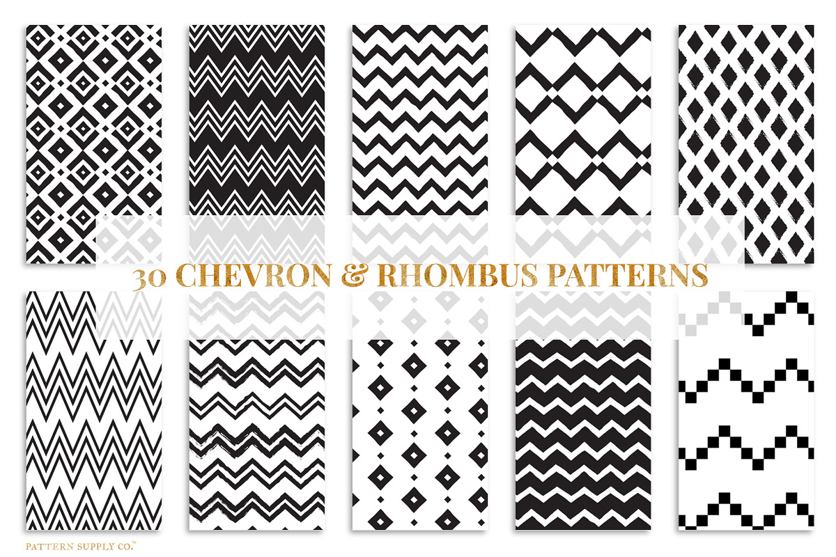 Fancy Geos II Collection - Bundle, a Pattern Graphic by Pattern Supply Co. (Photo 4 of 19)