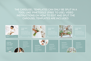 Green Instagram Carousel Templates