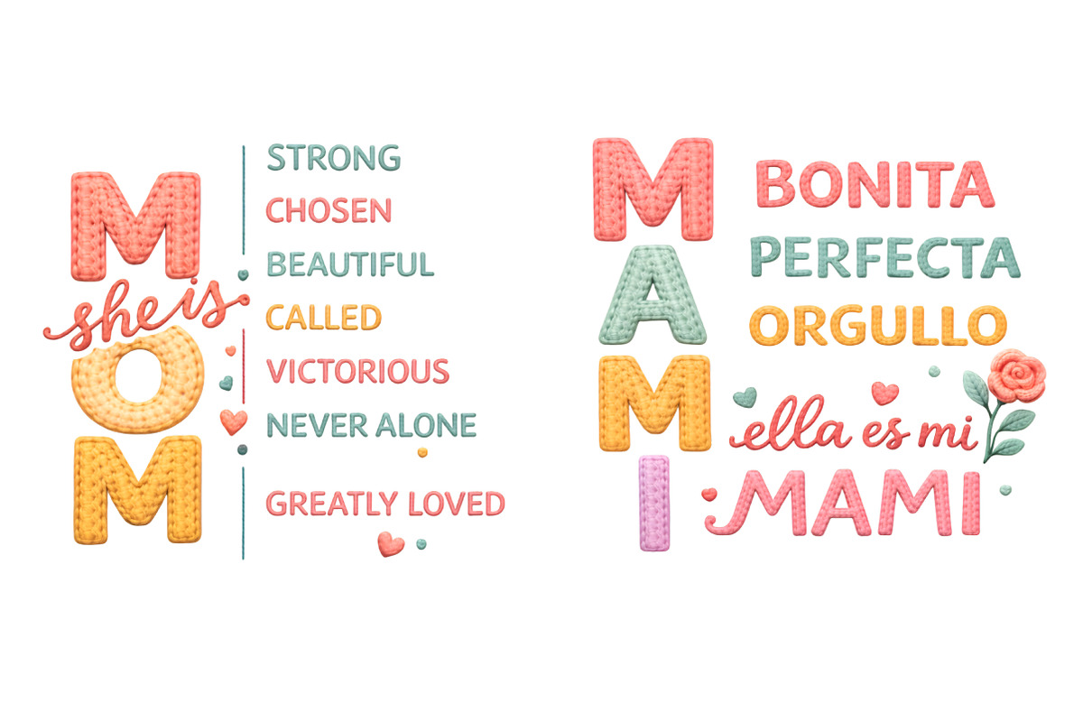 Mother's Day PNG, She is Mom PNG, an Illustration by SinaCreation (Photo 5 of 11)