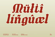 CS Gentry Drawn, a Blackletter Font by Craft Supply Co. (Thumbnail 5 of 8)