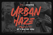 Urban Haze – Brush Font Simple