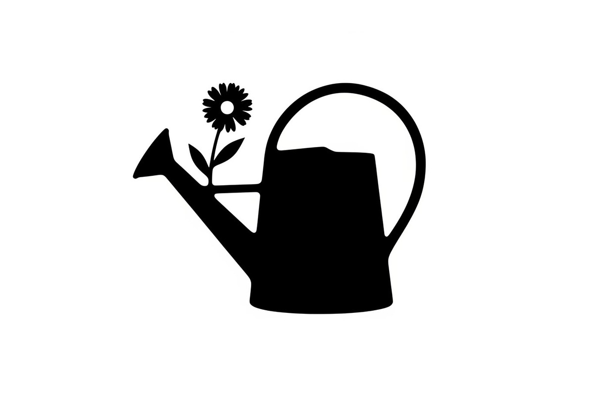 50 Garden Watering Can Silhouette bu, an Illustration by Designer_Momina (Photo 35 of 51)