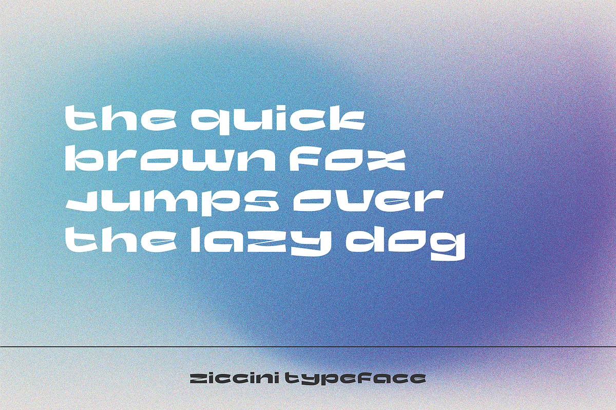 Zuccini - Unique Modern Typeface, a Sans Serif Font by HipFonts (Photo 3 of 10)