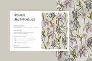 Eternal Bloom Elegant Floral Pattern, a Pattern Graphic by Yello_illustration (Thumbnail 2 of 14)