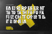 Cheer Forever, a Sans Serif Font by Ditatype (Thumbnail 8 of 10)