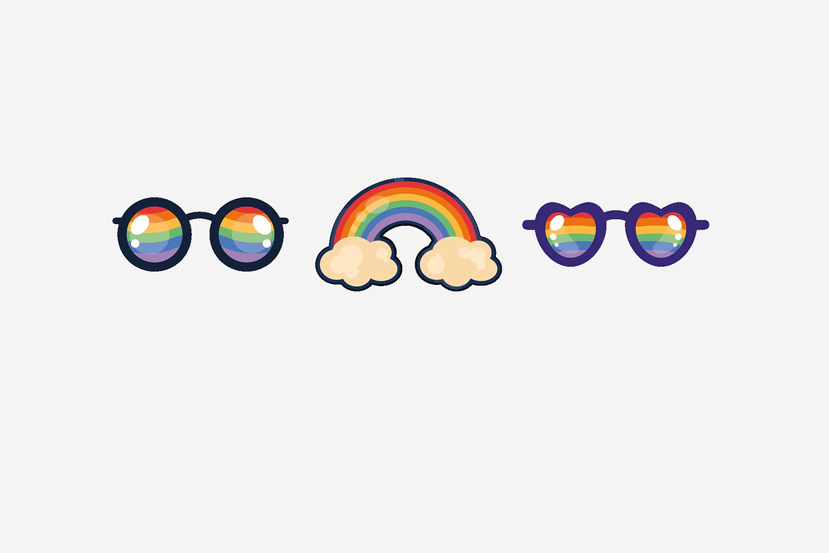 Pride LGBTQ Illustrations Set, a Person Illustration by studiogstock (Photo 4 of 4)