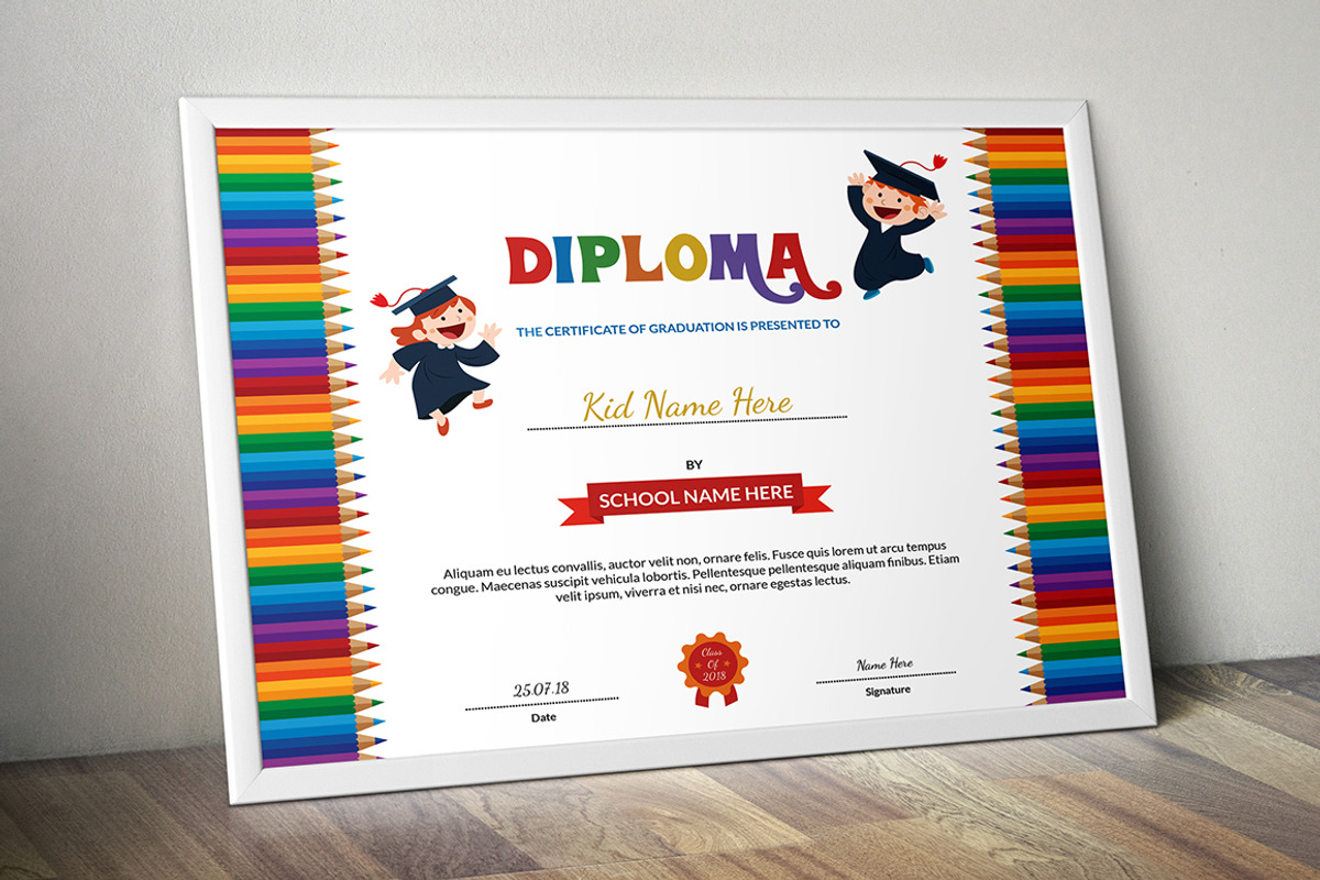 Certificate Design Template, a Stationery Template by Rimana_Templatehive (Photo 2 of 3)
