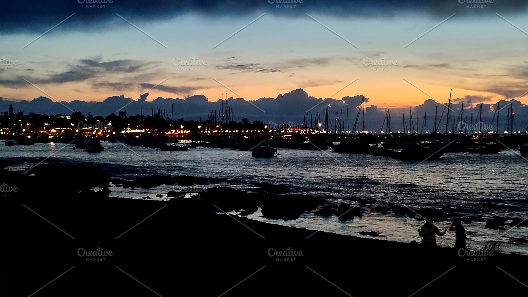 Night landscape scene, punta del este, uruguay, a Sports & Recreation Photo by DanFLCreativo